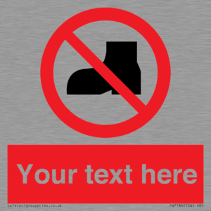 Custom No outdoor footwear